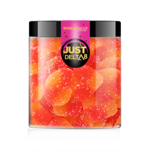 1000mg Delta 8 Gummies Exotic Peach
